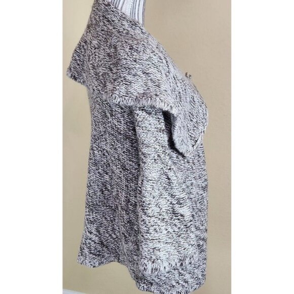 Vertigo Paris Mohair Wool Blend Coat Cardigan Size M Brown Gold Specks - Picture 7 of 14